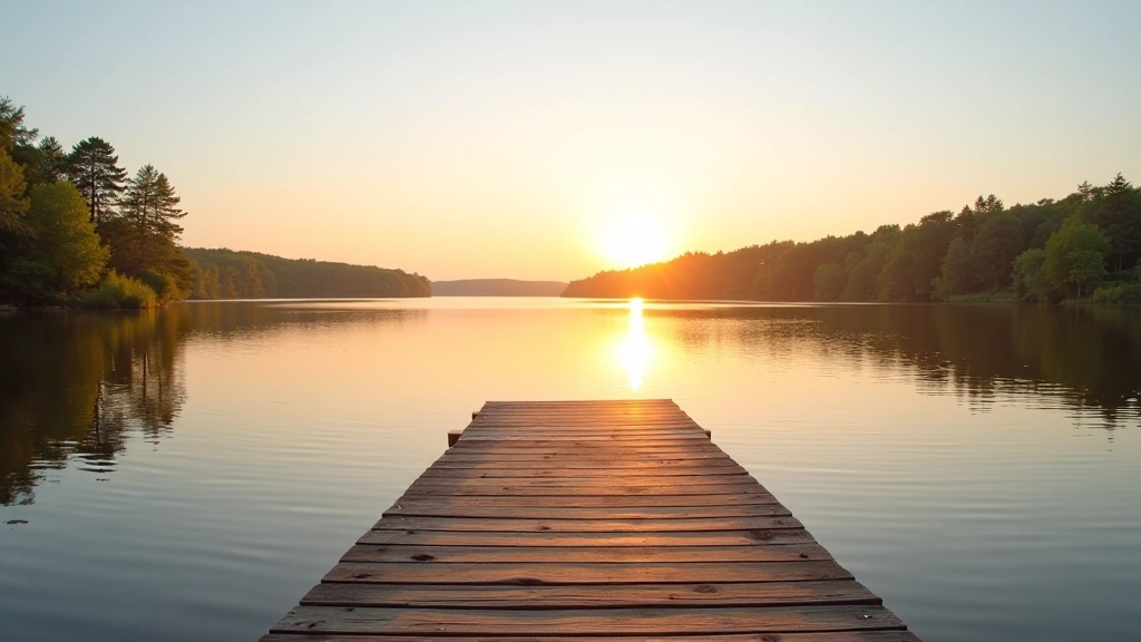 Rāznas ezera panorāma ar klusiem ūdeņiem un dabas skaistumu